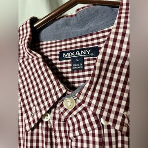 Short sleeves button down casual shirt